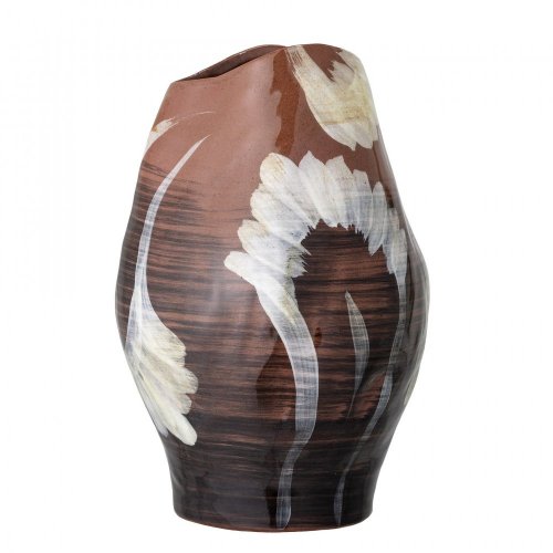 Obsa Vase, Brown, Stoneware - 82049831