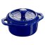 Staub Cocotte Mini Topf rund 0,2 l Keramik blau, 40510-786