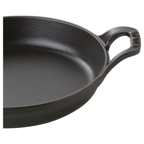 Staub cast iron baking dish round 16 cm/0,4 l, black, 40509-553