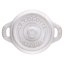Staub Cocotte Mini ceramic baking tray 10 cm/0,2 l, ivory, 40511-997