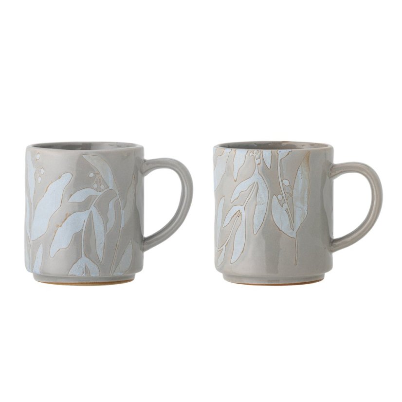 Aurora Mug, Grey, Stoneware - 82061327