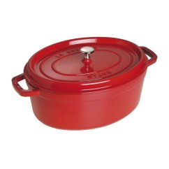 STAUB Cocotte pot oval 37 cm/8l cherry