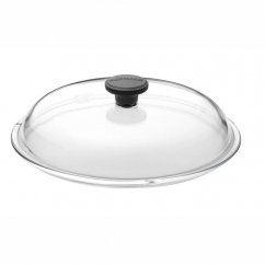 Skeppshult glass lid with cast iron handle 24 cm, 0120GL