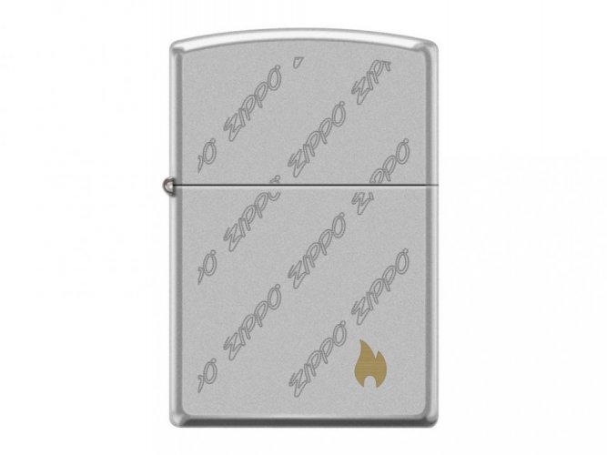Zippo lighter 20952 Logo and Flame