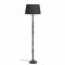 Callie Floor Lamp, Black, Rubberwood - 82047307