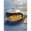 Staub cast iron baking dish with lid oval 23 cm/1 l grey, 40509-581