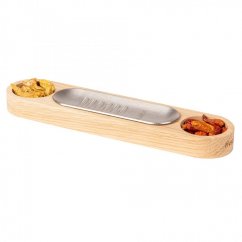 Rivsalt Chili gift set with grater, wooden stand and dried organic chilli peppers, RIV024