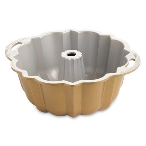 Nordic Ware Anniversary bundt tin large, 12 cup gold, 50077