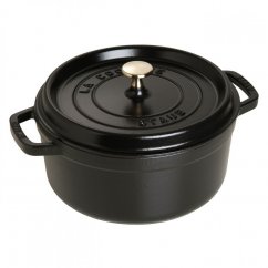 Staub Cocotte pot round 20 cm / 2,2 l black, 1102025
