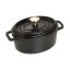 Staub Cocotte pot oval 17 cm/1 l black, 1101725