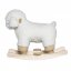 Laasrith Rocking Toy, Sheep, White, Polyester - 56605629