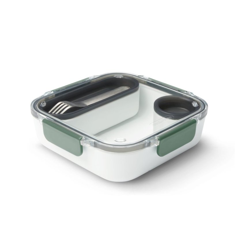 Black+Blum Original Jausenbox mit Gabel 1 l, oliv, BAO-BA010
