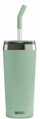 Sigg Helia stainless steel thermo mug 600 ml, milky green, 6015.70