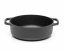 Skeppshult Casserole cast iron pot 24 cm/3 l, glass lid, black, 0310