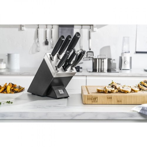 Zwilling All Star self-sharpening knife block 7 pcs, anthracite, 33760-500