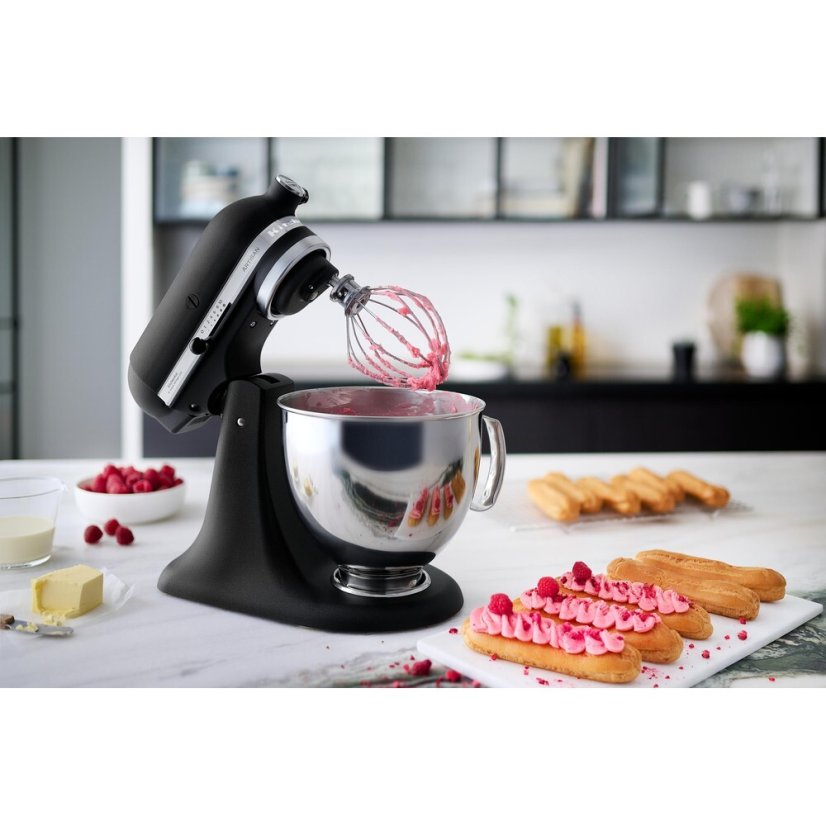 Kuchynský robot KitchenAid Artisan 4,8 l, čierna liatina, 5KSM175PSEBK