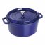 Staub Cocotte pot round 28 cm/6,7 l dark blue, 1102891