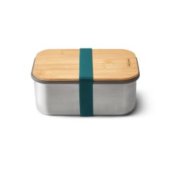 Black+Blum snack box with bamboo lid 1,25 l, ocean, BAM-SB-L005