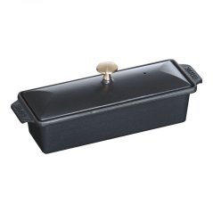 Staub large terrine with lid 30x11 cm/1,45 l black, 1313025