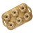 Nordic Ware Mini-Backblech mit 6 Swirl-Formen, 3 Tassen Gold, 93977