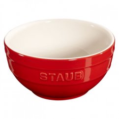 Staub ceramic round bowl 12 cm/0,4 l cherry, 40510-794