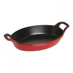 Staub cast iron oval baking dish 24 cm/1 l, cherry, 40509-897
