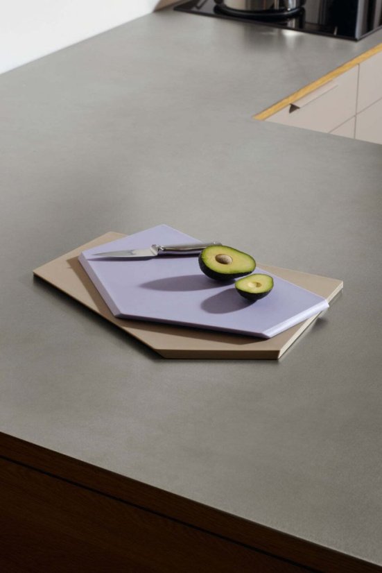 CrushGrind Zurich medium kitchen cutting board, lavender, 086032-0049