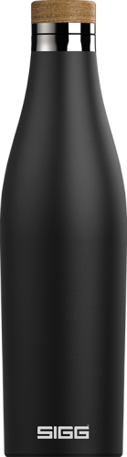 Sigg Meridian doppelwandige Edelstahl-Trinkflasche 500 ml, schwarz, 8999,20