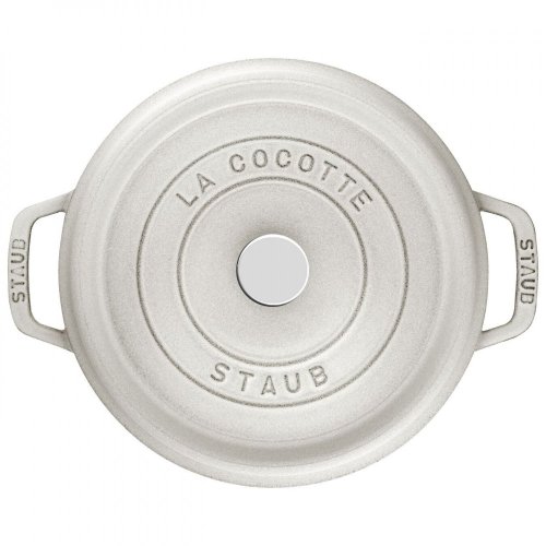 Staub Cocotte hrniec okrúhly 18 cm/1,7 l biela hľuzovka, 11018107