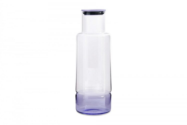 CrushGrind Billund glass carafe with cap 1 l, lavender, 085210-0049