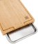Zwilling BBQ+ bamboo cutting board with stainless steel tray 39 x 30 cm, 1026185