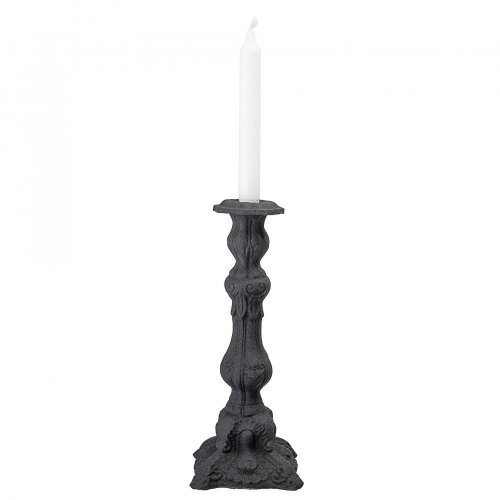 Heike Candlestick, Black, Aluminum - 82045973