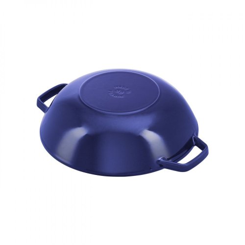 Staub wok with glass lid 30 cm/4,4 l dark blue, 40511-467