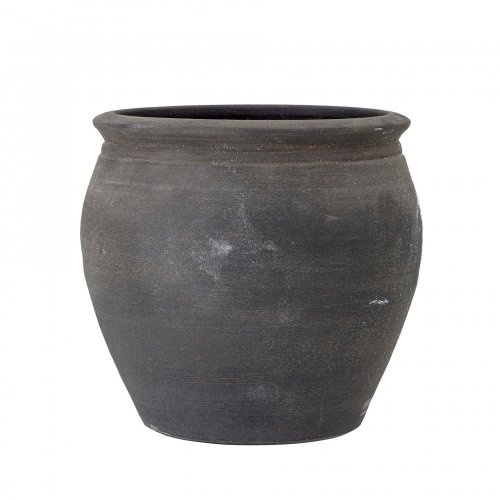 Hugsi Deco Flowerpot, Black, Terracotta - 82052538