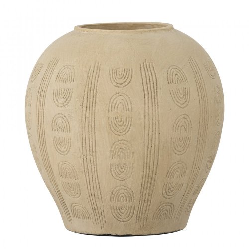 Taym Deco Vase, Nature, Terracotta - 82054140