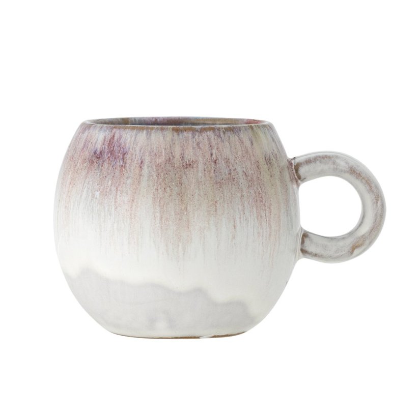 Bloomingville Paula stoneware mug 275 ml, pink, 82061485