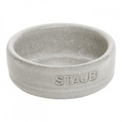 Staub ceramic round bowl 6 cm/0,05 l, set of 4, white truffle, 40508-801