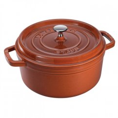 Staub Cocotte pot, round, 24cm/3,8l cinnamon
