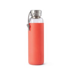 Black+Blum glass water bottle 600 ml, coral, GR-WB-M011