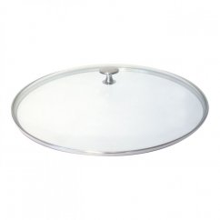 Staub glass lid 37 cm, nickel, 40510-248