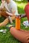 Black+Blum Glaswasserflasche 600 ml, orange, GR-WB-M003