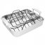 Demeyere Industry 5 stainless steel roasting pan with grid 40 x 33,7 cm, 40850-688