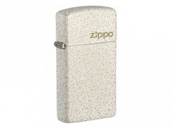 Zippo 26960 Slim® Mercury Glass Zippo Logo