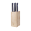 Opinel Intempora beech block with knives 6 pcs, 002404