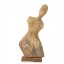 Drevená soška Lenoa, prírodné, teakové drevo - 82051685