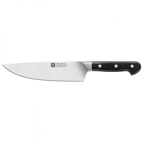 Zwilling Pro knife set 3 pcs, vegetable knife 9 cm, slicing knife 16 cm, chef's knife 20 cm, 38447-003
