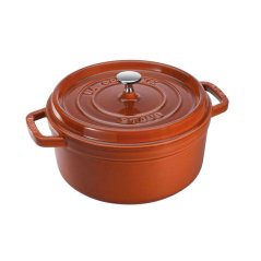 Staub Cocotte Topf, rund 26 cm/5,2l, Zimt