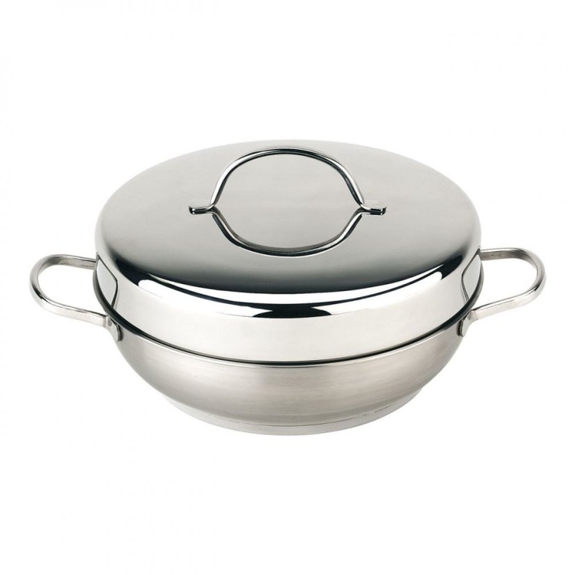 Demeyere Resto Räucherpfanne mit Deckel 28 cm, 80828S