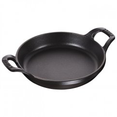 Staub cast iron baking dish round 20 cm/0,75 l, black, 40509-558
