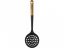 Staub scoop, perforated silicone, with wooden handle, 31 cm